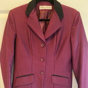 EUC Marsha De Arriaga Custom Hunt Equestrian Coat, Ladies 6/8, Like New!